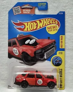 Time Attaxi #172 Red Hot Wheels City Works scala 1:64 - Foto 1 di 5