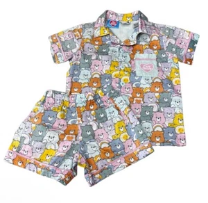 Care Bears Girls Pjs Sz 3 Cotton On Summer Retro EUC Q2 - Picture 1 of 7