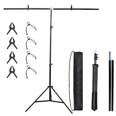 1.5X2M Adjustable Photography Background Support Stand Backdrop Crossbars Kit UK • 16.11£