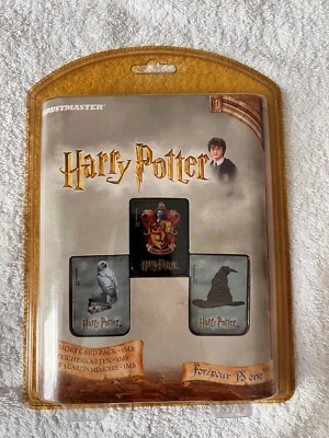 HARRY POTTER THRUSTMASTER Confezione da 3 Memory Card Sony PS1 1MB PAL NUOVO ... - Immagine 1 di 2