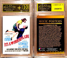 It's a Wonderful Life 2007-08 Breygent Classic Movie Posters #35 ASG 10 MINT #BT