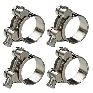 T-Bolt Hose Clamps304 Stainless Steel Heavy Duty Adjustable Tube Clamps 32-35... - Picture 1 of 6