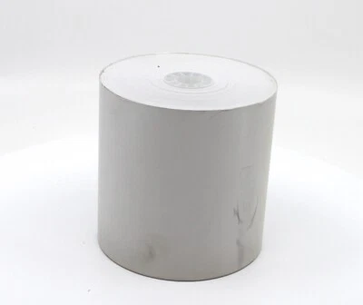 THERMAL PAPER RECEIPT ROLL WHITE POS CASH REGISTER TAPE ADD ROLL 3 1/8" X 165' - Image 1 of 3