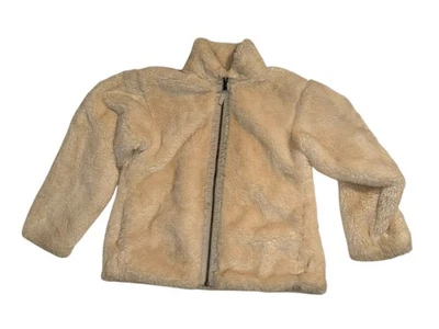 Patagonia Lunar Frost Jacket Girls' Size L (12) Ivory Cream 68595 Fleece Zip - Image 1 of 4