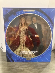 JAMES BOND 007 BARBIE AND KEN DOLLS Giftset 2002 Collector Edition - Picture 1 of 15