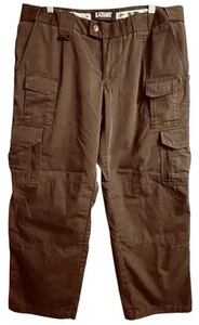 Blackhawk Tactical Pants Womens 38x31 Brown Canvas Rip Stop Cargo Work Wear Euc - Picture 1 of 11