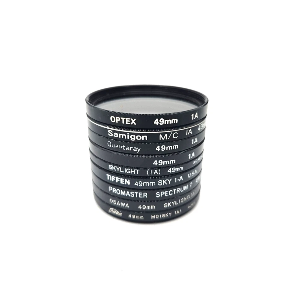 Various Brands 49mm Skylight (1A) Camera Lens Filters - Image 1 of 3