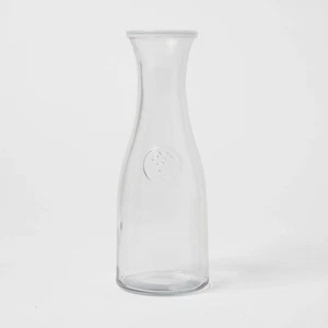 Threshold 32oz Glass Carafe with Lid Dishwasher-Safe Clear Beverage Server - Picture 1 of 2