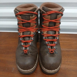 Alico Guide Mountaineering Classic Italian All Leather Boots Men US Size 8 W - Picture 1 of 12