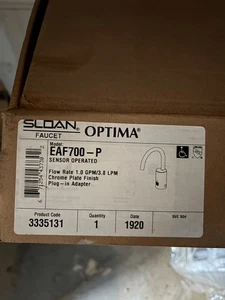 Sloan Faucet EAF-700P bathroom faucet plug in - Picture 1 of 2