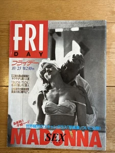 Madonna cover feature "FRIDAY" japanese weekly magazine october 1992  from japan - Picture 1 of 15