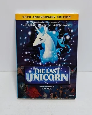 THE LAST UNICORN 25TH ANNIVERSARY EDITION DVD W SLIPCOVER NEW SEALED Foto 1 de 4