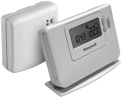 HONEYWELL CM721 WIRELESS PROGRAMMABLE ROOM THERMOSTAT & RECEIVER CMT721D1019 - Image 1 of 2