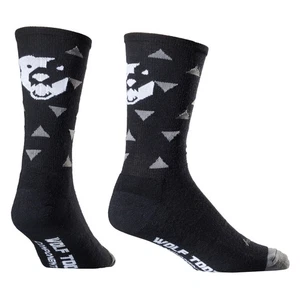 Pack of 2 Wolf Tooth Sock Guy Triangle Wooligan Components Socks Wool Blend L/XL - Picture 1 of 1