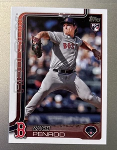 2025 Topps Serie 2 Zach Penrod Rookie RC Baseballkarte #698 Boston Red Sox - Bild 1 von 2