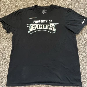 Philadelphia Eagles XL The Nike Camiseta Negra NFL Equipo de Entrenamiento Manga Corta - Imagen 1 de 9