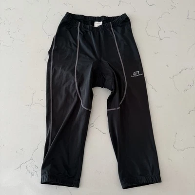 Bellwether Women’s Cycling Shorts Black Size Large Padded Bike Biking Cropped L - Image 1 of 4