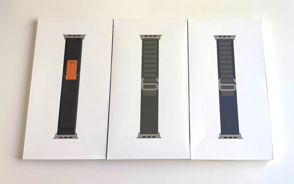 NEW Genuine Apple Brand Blue Green Alpine Trail Loop  44 45 46 49mm - Authentic - Image 1 of 1