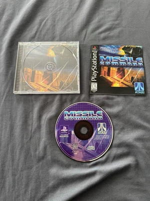 ATARI Missle Command (Sony PlayStation 1, ) PS1 Complete In Box CIB Tested GUC - Image 1 of 2