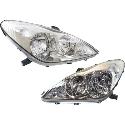 Halogen Headlight Set For 02-03 Lexus ES300 2004 ES330 Left and Right with Bulb Foto 1 de 4
