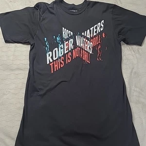 Camiseta Roger Waters This Is Not a Drill Tour Oficial Grande 100% Algodón Negra - Imagen 1 de 7