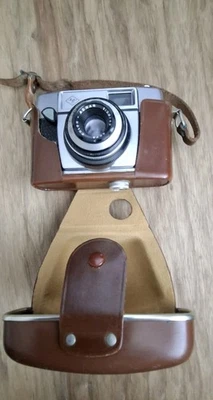 Kamera Agfa Silette 1 im Lederetui MADE IN GERMANY - Bild 1 von 4