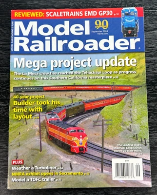 Model Railroader Magazine September 2024 Mega Project Update - Image 1 of 3