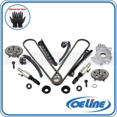 Kit de cadena de distribución VVT bomba de aceite para 04-14 Ford Expedition Lincoln Navigator 5,4 L Foto 1 de 4