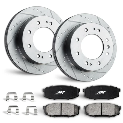 For Chevrolet Suburban 2500 (00-13) Rear Brake Kit Rotors+Pads Foto 1 de 4