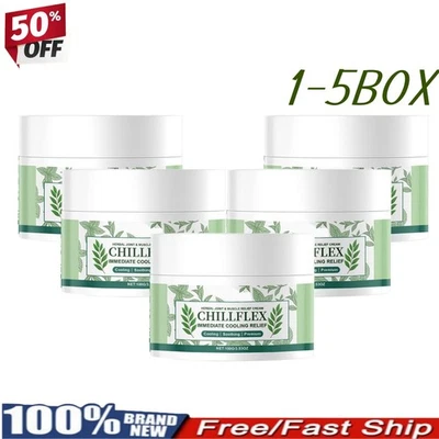 Herbal Joint & Muscle Relief Cream Chillflex Immediate Cooling Relief 1-5 BOX - Image 1 of 4