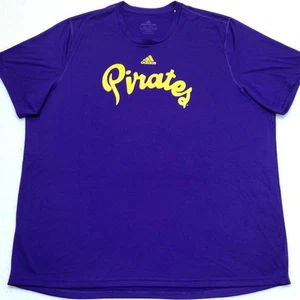 TEAM ISSUED adidas Aeroready East Carolina Pirates script shirt Men's XXL 2XL - Picture 1 of 5