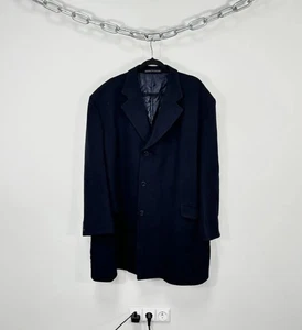 Abrigo de coche de lana azul marino The British Tailor 350£ para hombre 50R - Imagen 1 de 18