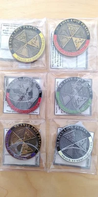 Geocoin We Love Lost Places / Atombunker (6 Coins) - Bild 1 von 2
