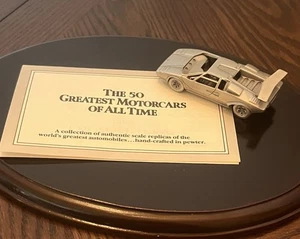 Danbury Mint Pewter Lamborghini Countach LP400S - “50 Greatest Cars Of All Time” - Picture 1 of 17