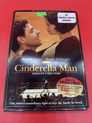 CINDERELLA MAN DVD WIDESCREEN RUSSELL CROWE RENEE ZELLWEGER FREE SHIPPING NEW - Image 1 of 4