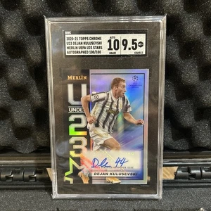 2020 Merlin - Dejan Kulusevski - U23 Stars SGC 9.5 Auto 10 100/100 - Bild 1 von 2