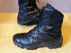 Magnum Delta-8 Black Elite High Top Leather Boot UK 11 EU 45 E02348 - Foto 1 di 10