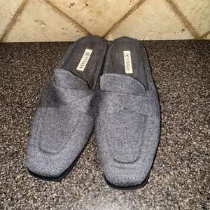 VIVAIA Square-Toe Knit Comfort Loafers Size 38 US 7 Heather Gray Slip-on - Picture 1 of 5