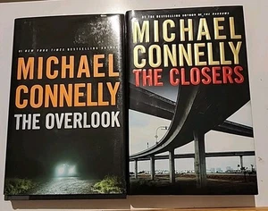 Michael Connelly Lot of 2 Hardcover Book The Closet & The Overlook - Picture 1 of 2
