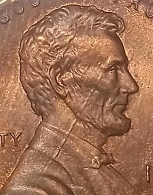1990 P Raised Line Mint Error Coin,Lincoln Memorial Cent Penny,Free Shipping!!! - Image 1 of 4