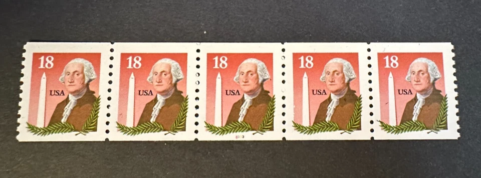 PNC5 Scott #2149 - George Washington & Monument - Plate 3333 - MNH - 1985 - Image 1 of 1