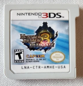 Monster Hunter 3 Ultimate - Nintendo 3DS - Cartridge Only, Tested and Works - Picture 1 of 2