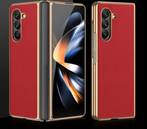 Funda protectora anti caídas de cuero todo incluido para Samsung Z plegable 6 - Imagen 1 de 9