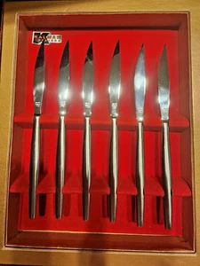 Kalmar Design From Italy Stainless Steel Cutlery 6 Piece Set With Original Box - Picture 1 of 5