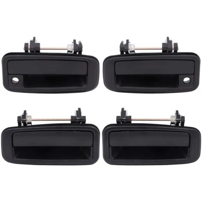 Manijas de puerta exterior derecha+izquierda negras 4 piezas para Toyota Corolla 88-93 Foto 1 de 4