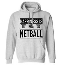 happiness is netball, hoodie / sweatshirt sport game netball shoes player 5420