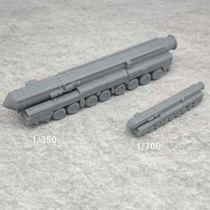   1/350/700 RS28 Sarmat missile Mini 3D Prined static white Model - Picture 1 of 3