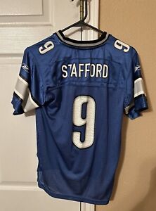 Matthew Stafford Detroit Lions NFL Reebok Jersey Youth M