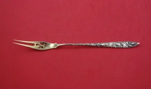 Vine by Tiffany Sterling Silver Olive Fork GW Pcd 6 1/4" Squash IN TIFFANY BOOK - Picture 1 of 7