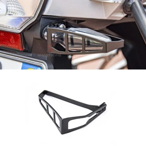 1 pièces protection des clignotants de moto en aluminium Noir Base longue - Bild 1 von 11